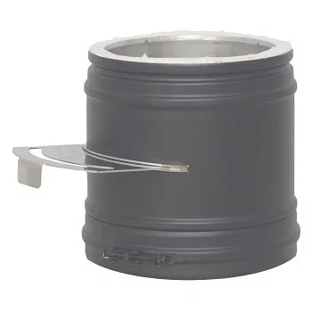 Шибер Schiedel Permeter 25 мм, Ø150/200 мм серый