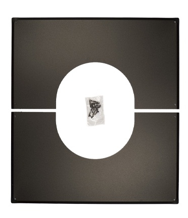 Декоративная пластина XXL 20°–35° Schiedel Permeter 25, Ø150/200 мм черный