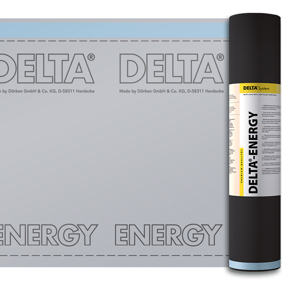 DELTA-ENERGY диффузионная мембрана с теплоотражающим покрытием из алюминия 50 м²