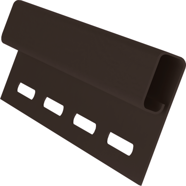 Финишная планка пвх, Grand Line, L=3000 мм серия Classic Standart, цвет: коричневый