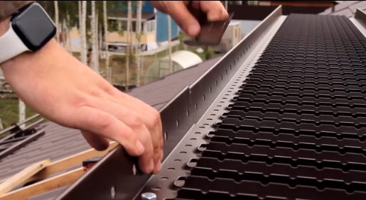 Мостик кровельный для фальцевой кровли Roofsystems Prestige Next фальц, L=1200 мм RAL 8017