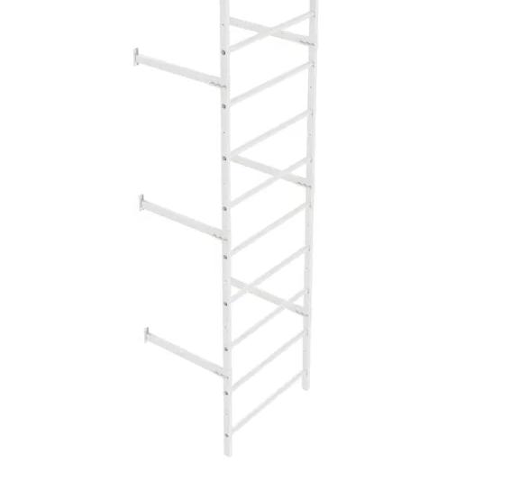 Секция пожарной лестницы Borge 800, L=3000 мм RAL 9003