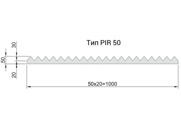 Acoustic Group, FLEXAKUSTIK PIR-50, 50х1000х1000 мм, серый графит