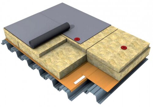 Пвх мембрана Технониколь, Logicroof V-RP FR 1.2 мм, 2.1 х 25 м, серый, рул. 52.5 м²