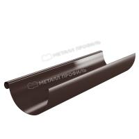 Желоб водосточный  Ø125 мм, Металл Профиль, GrandSystem, L=3000 мм, PE, RAL 8017