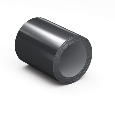 Отмот Северсталь, 1250 мм 0.5 мм, Rooftop Бархат 180, RAL 9005