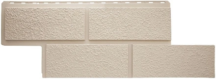 Фасадные панели Альта Профиль, Неаполь ЭКО, 1260 х 460 мм цвет: кремовый