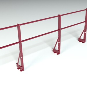 Ограждение кровельное на парапет Roofsystems Promo, H=900 мм RAL 3005, L=3000 мм