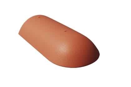 Начальная хребтовая черепица Braas Тегалит цвет: красный