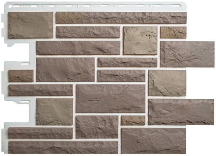Фасадные панели Альта Профиль, Камень Пражский, 800 х 590 мм цвет: 03