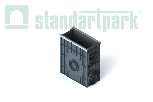 Пескоуловитель Standartpark, PolyMax Basic, DN200, h602, сборный, с низким бортом усил, арт: 8580077
