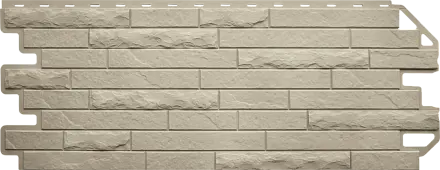 Фасадные панели Альта Профиль, Кирпич антик ЭКО, 1170 х 450 мм цвет: кремовый