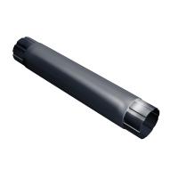 Труба водосточная соединительная, Grand Line Ø 90 мм, L=1000 мм, RAL 7024