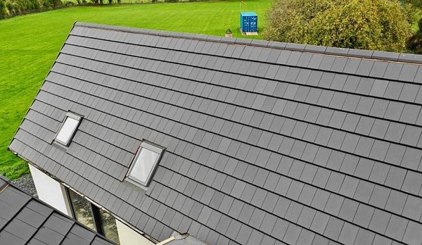 Керамическая черепица Tejas Borja TECH Flat 10, Natural Black