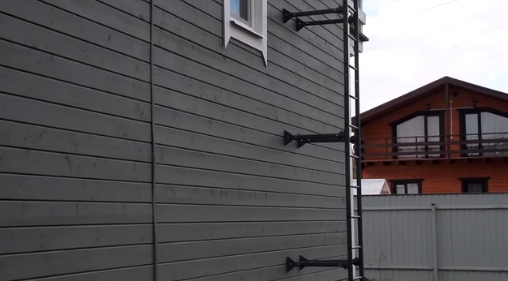 Лестница стеновая, универсальная Roofsystems Prestige 600, L= 3000 мм RAL 3005