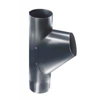 Тройник трубы Grand Line, Ø 90 мм, RAL 7024