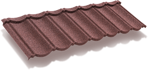 Композитная черепица Luxard, Classic, 1350х415 мм цвет: мокко