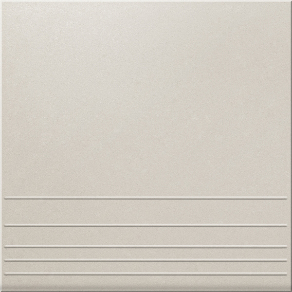 Керамогранит, Уральский гранит, Стандарт, 300х300х8 мм УГ 100, матовый, ступени, молочный