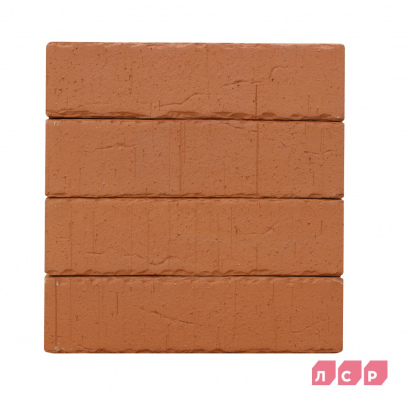 Кирпич облицовочный клинкерный ЛСР, 0.71НФ пустотелый, Амстердам темно-красный, винтаж, М300, 250х85х65 мм