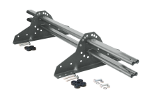 Снегозадержатель Grand Line для фальцевой кровли, L=1000 мм, 2 опоры, 2 трубы, овал 42х21 RAL 7005