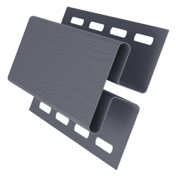 H-профиль пвх, Grand Line, L=3000 мм серия Classic Standart, цвет: графит