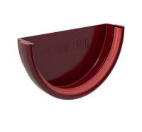 Заглушка желоба универсальна пвх, Grand Line классик Ø 120 мм, цвет: бордо