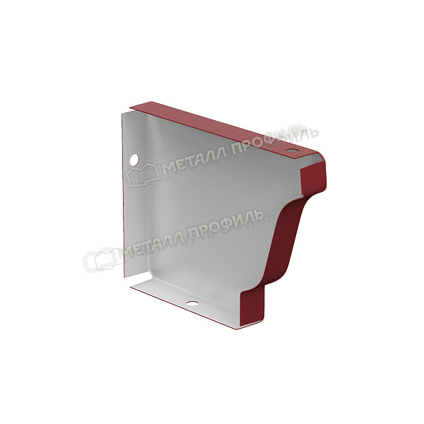 Заглушка желоба правая, Металл Профиль Бюджет, Ø120х86 мм, RAL 3011