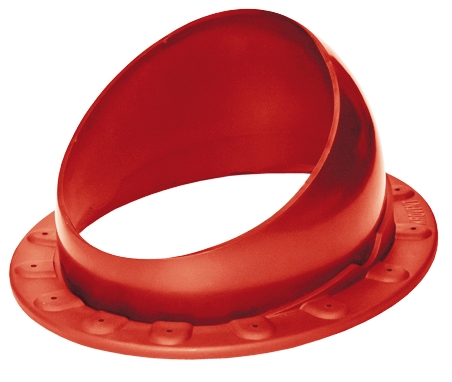 Основание для вент. трубы Krovent Base-VT Seam 125/150 мм красный