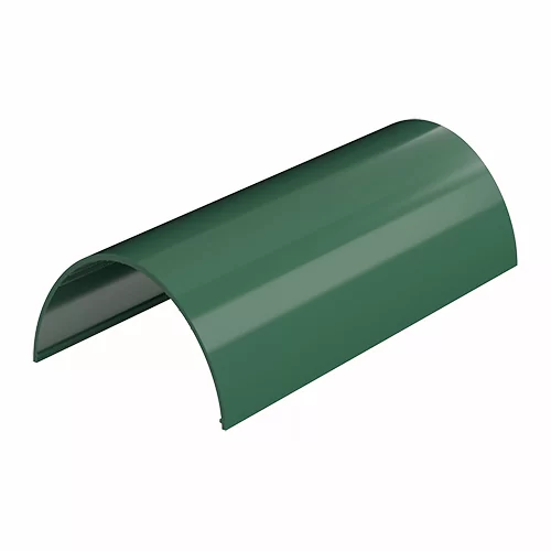 Желоб водосточный, Технониколь пвх, стандарт Ø 125 мм, L=1500 мм, цвет: зеленый