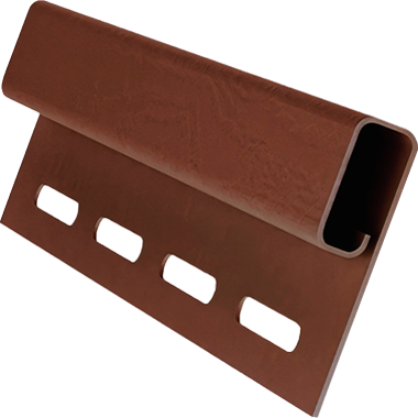 Финишная планка пвх, Grand Line, L=3000 мм серия Classic Standart, цвет: шоколад