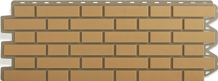 Фасадные панели Альта Профиль, Кирпич клинкерный, 1220 х 440 мм цвет: бежевый