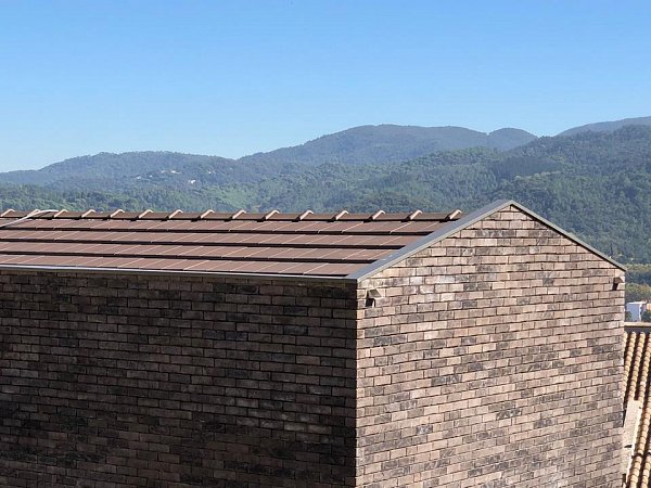 Керамическая черепица Tejas Borja TECH Flat 10, Chocolate