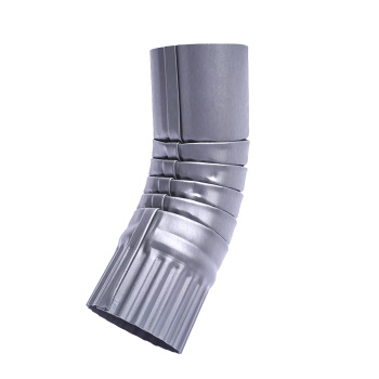 Колено трубы 45°, гофрированное Ø 216 мм 0.5 мм, Zn, без цвета