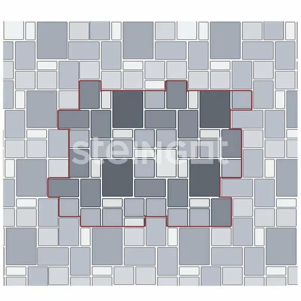 Тротуарная плитка Steingot Новый город 60 мм 160/200/240 х 160 мм, цвет: Fumo Bello