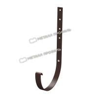 Держатель желоба усиленный Ø185х300 мм, Металл Профиль Проект, PE, RAL 8017