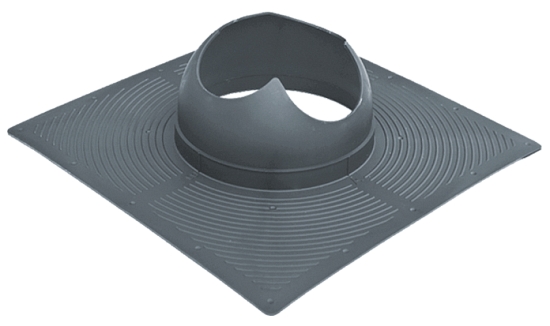 Основание для канализационной вент. трубы Krovent Base-VT 110 мм серый