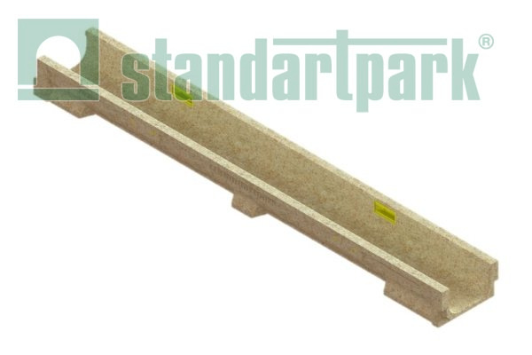 Лоток водоотводный Standartpark, CompoMax Basic, DN100, h 80, арт: 7020