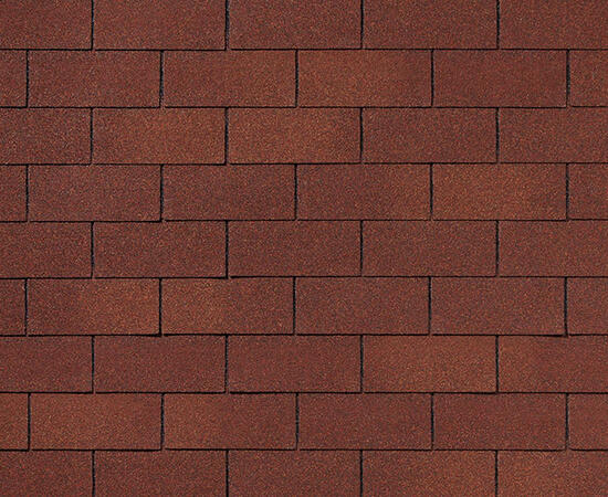 Битумная черепица RoofShield, Фемили Lite, американ цвет: коричневый, 3 м² / уп.