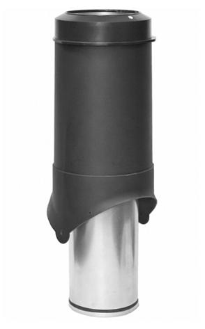 Вентиляционный выход Krovent Pipe-VT IS 150/700 мм серый