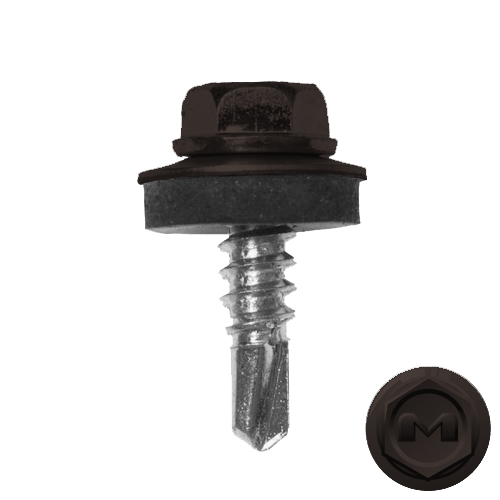 Саморез кровельный Daxmer 5.5х19 мм, сверло №3, RR 32, уп.250 шт.