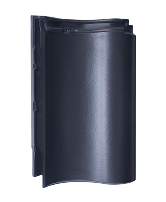 Керамическая черепица ABC Klinkergruppe TG10, Антрацит (черно-коричневый ангоб)