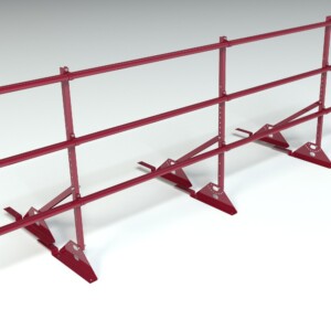 Ограждение кровельное для композитной черепицы Roofsystems Prestige композит, H=900 мм RAL 3005, L=3000 мм