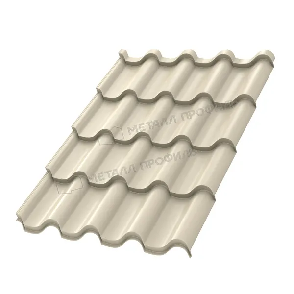 Металлочерепица МП, Монтеросса XL 0.5 мм, NormanMP, RAL 1015