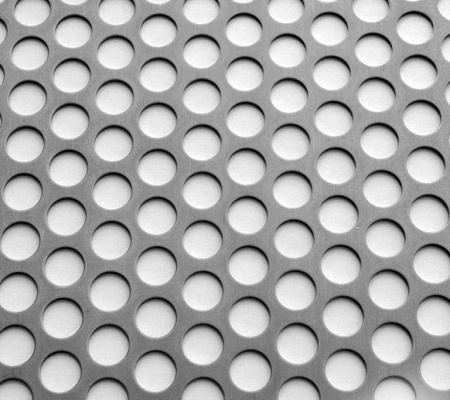 Перфорированный стальной лист 2000х1250 мм RV 4-6, 0.5 мм, PU Matt, RAL 7024