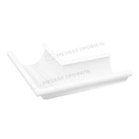 Угол желоба наружный 90° Ø 125 мм, Металл Профиль, GS lite, PE, RAL 9003