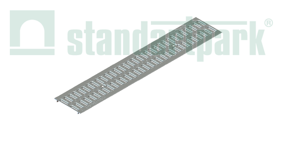 Решетка водоприемная Standartpark, Basic DN150, стальная оцинкованная, кл.А, арт: 22101-Щ