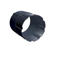 Соединитель трубы, Grand Line Ø 90 мм, RAL 7024