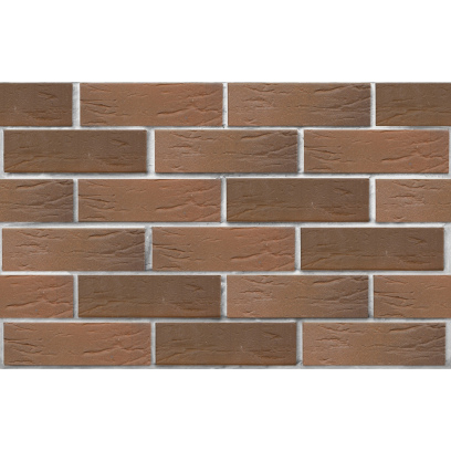 Кирпич облицовочный керамический ЛСР, 1НФ пустотелый, цвет: красный Флэш Ультра, рустик, М175, 250х120х65 мм