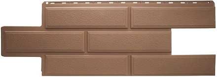 Фасадные панели Альта Профиль, Венеция ЭКО, 1260 х 460 мм цвет: терракотовый