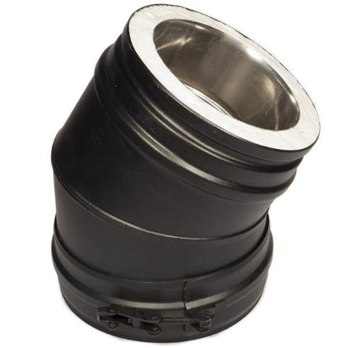 Отвод 30° Schiedel Permeter 25, Ø250/300 мм черный